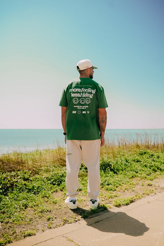 More Feelings Less Hiding Tee