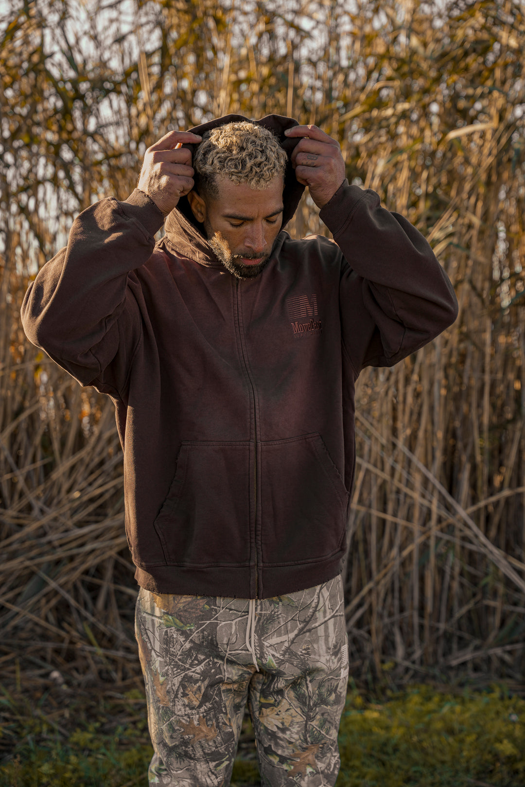 Move Fast Chocolate Hoodie