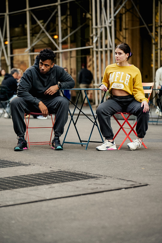 TRAINING DEP'T CROP CREWNECK / HONEY MUSTARD