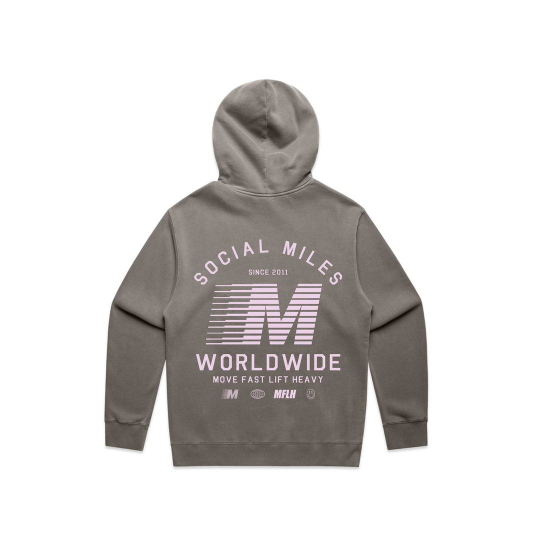 MFRC WORLDWIDE HOODIE / FADED GREY