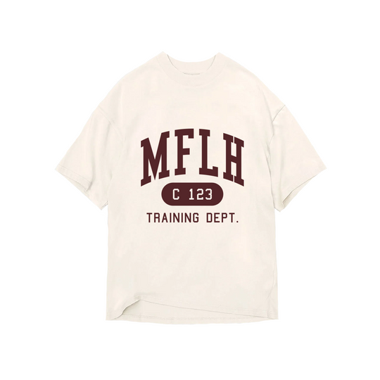 TRAINING DEP'T TEE /  CREAM N MAROON