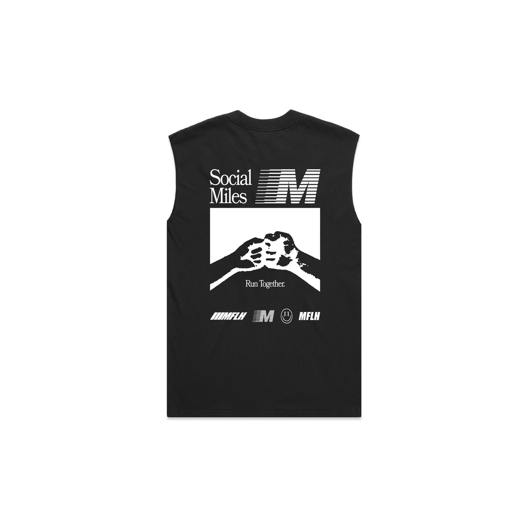 SOCIAL MILES TANK / BLACK